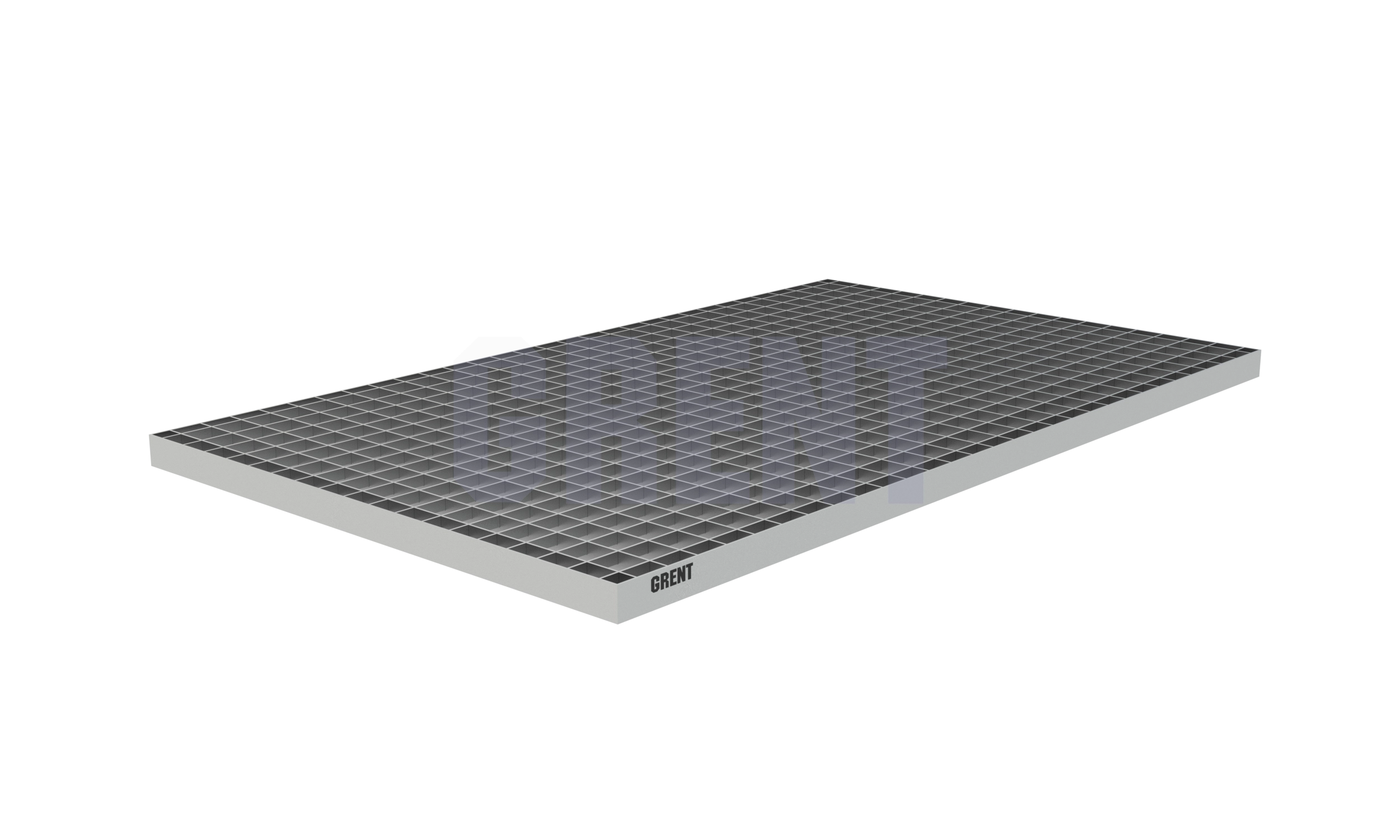 Прессованный настил из нержавеющей стали GRENT 33х33 600х1000