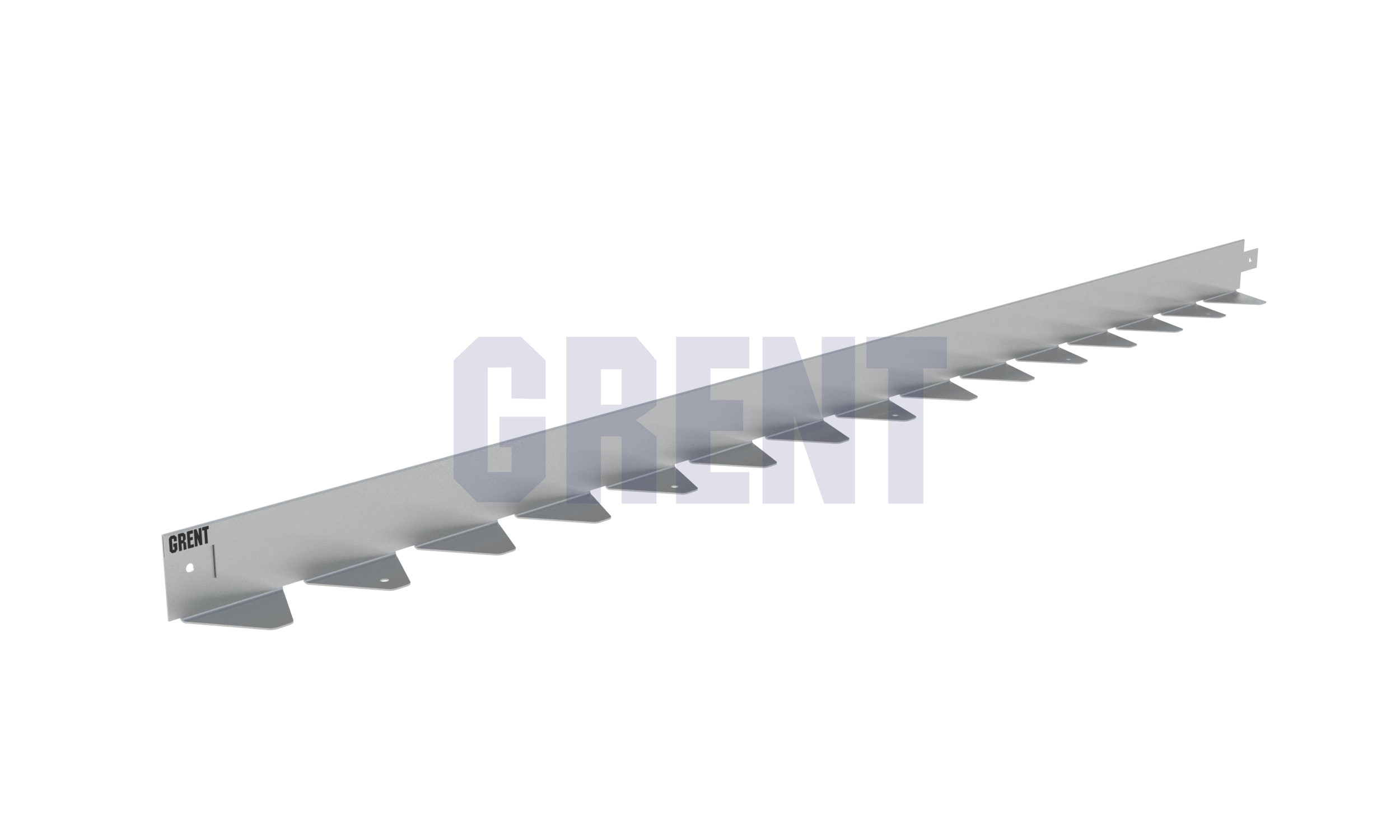 Бордюр стальной GRENT BR L-образный 1200*50, 1,5, оцинкованный