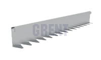 Бордюр стальной GRENT BR L-образный 1200*150, сталь 1.5 мм, нержавеющий Бордюр стальной GRENT BR L-образный 1200*150, сталь 1.5 мм, нержавеющий