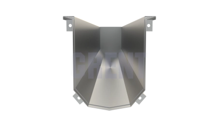 Лоток водоотводный мостовой GRENT MosT подвесной 250 торцевой