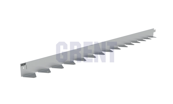 Бордюр стальной GRENT BR L-образный 1200*60, 1,5, оцинкованный