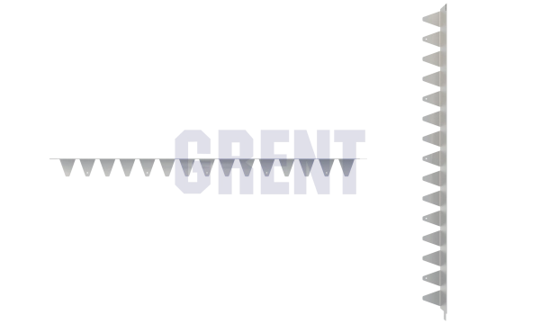 Бордюр стальной GRENT BR L-образный 1200*110, 1,5, оцинкованный