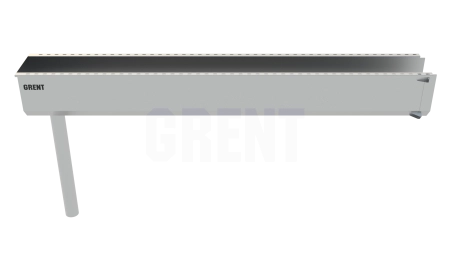 Лоток водоотводный мостовой GRENT MosT подвесной 350 выпускной торцевой