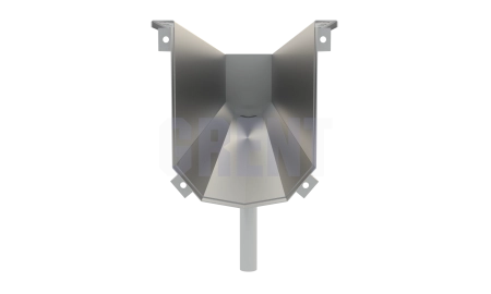 Лоток водоотводный мостовой GRENT MosT подвесной 350 выпускной торцевой