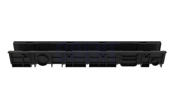 Лоток водоотводный пластиковый GRENT PlasT DN100 H120