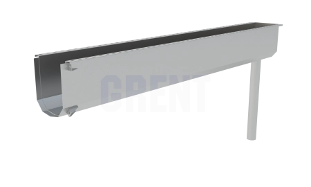 Лоток водоотводный мостовой GRENT MosT подвесной 350 выпускной торцевой
