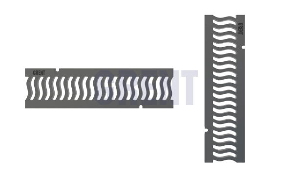 Решетка чугунная волна GRENT PlasT DN100 C250