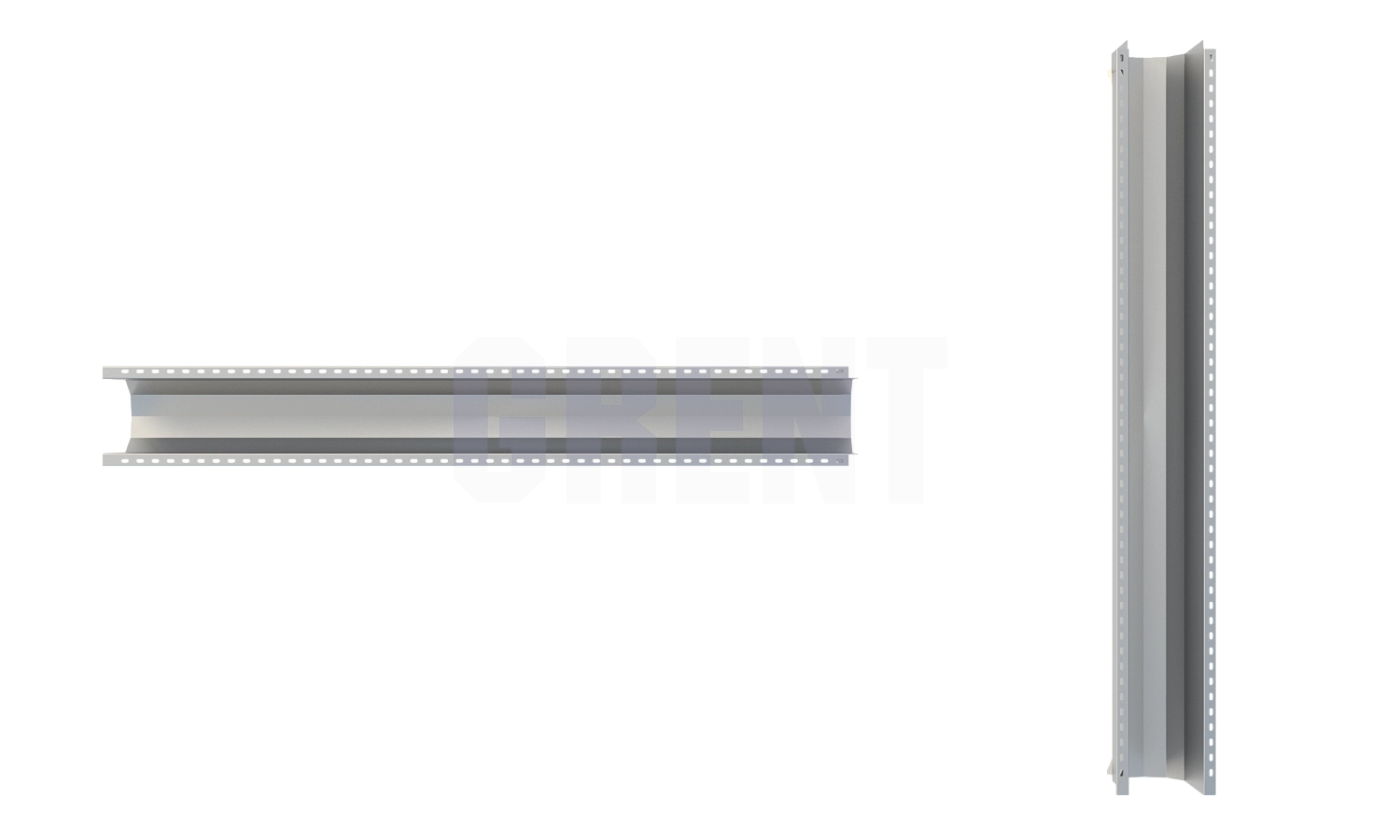 Лоток водоотводный мостовой GRENT MosT подвесной 350 рядовой