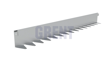 Бордюр стальной GRENT BR L-образный 1200*130, 1,5, нержавеющий