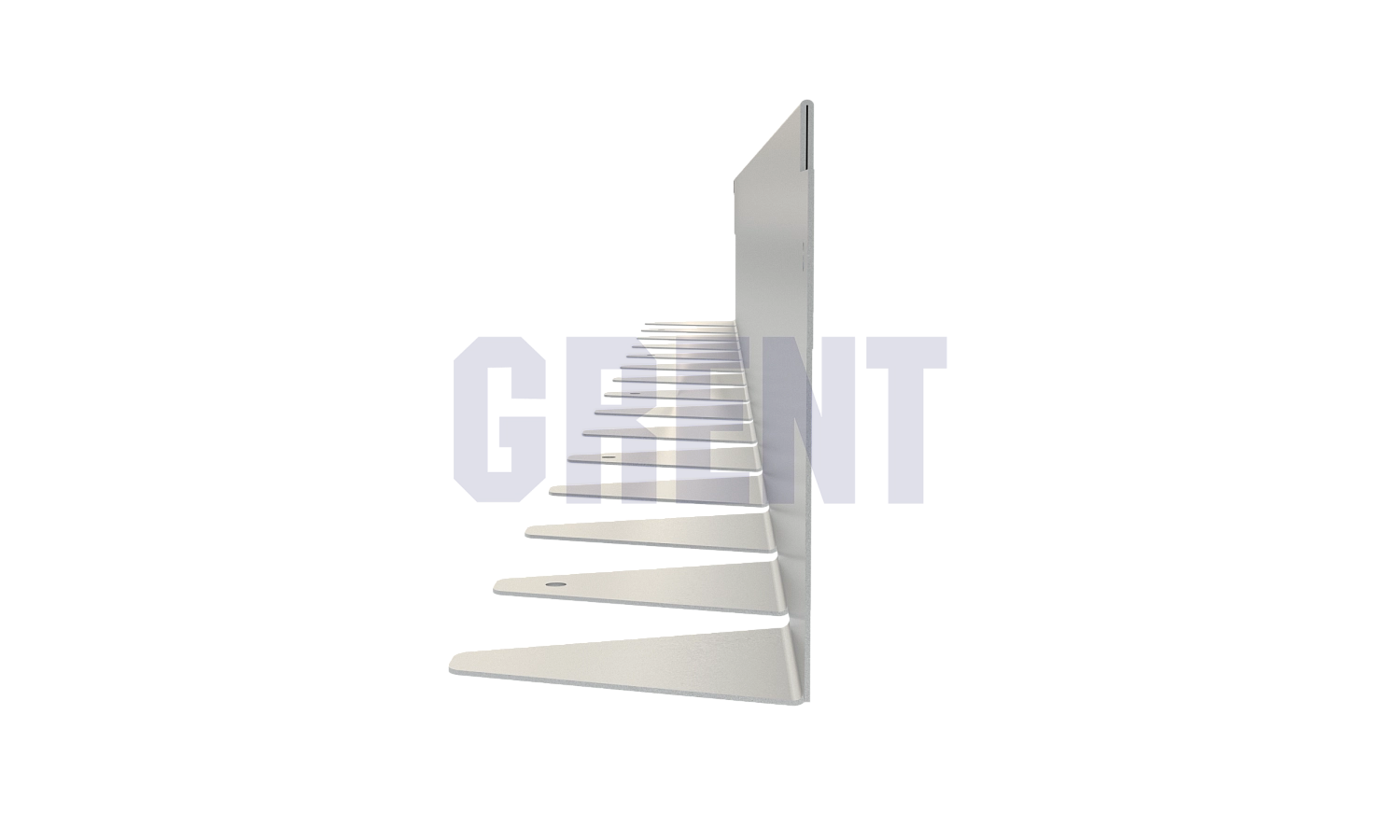 Бордюр стальной GRENT BR L-образный 1200*110, 1,5, оцинкованный