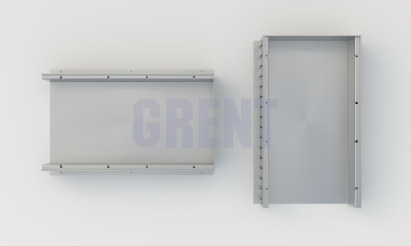 Лоток водоотводный мостовой GRENT MosT 500 торцевой