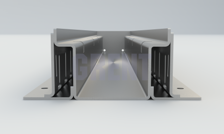 Лоток водоотводный мостовой GRENT MosT 100 торцевой