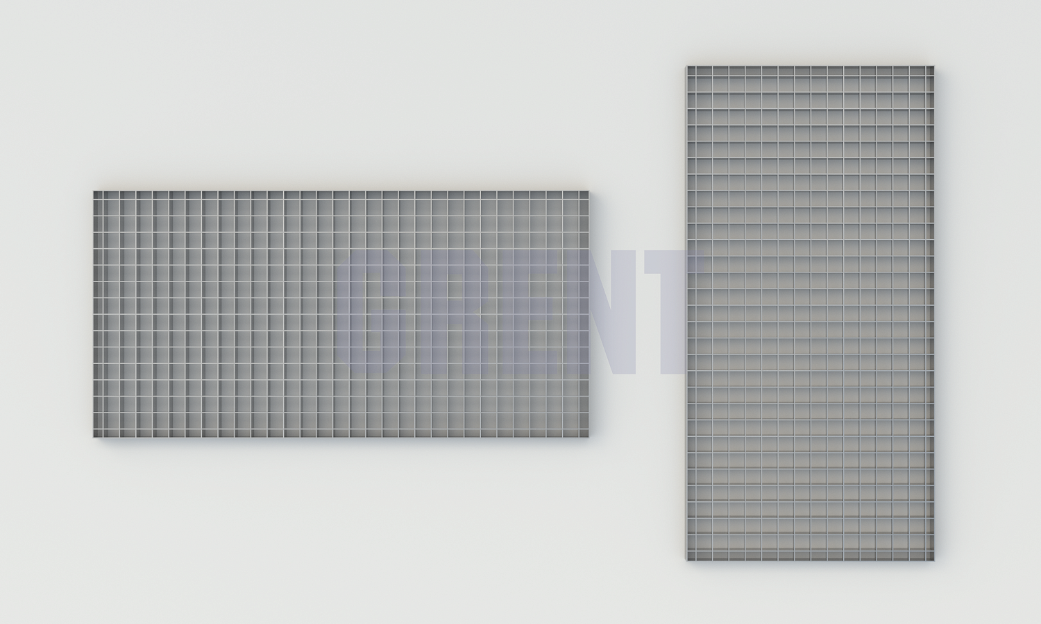 Сварной настил из нержавеющей стали GRENT 33х33 500х1000