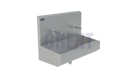 Умывальник 2-секционный подвесной GRENT-P-02