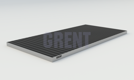 Прессованный настил из нержавеющей стали GRENT 33х11 500х1000