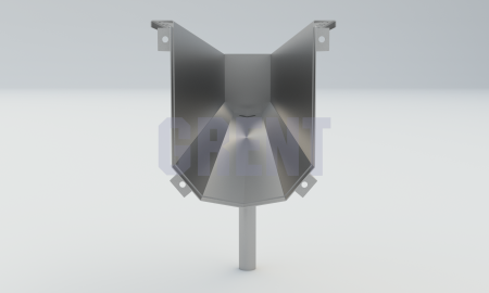 Лоток водоотводный мостовой GRENT MosT подвесной 200 выпускной торцевой