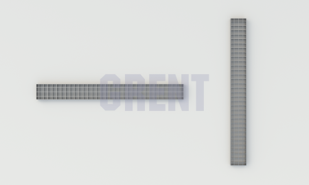 Решетка ячеистая из нержавеющей стали GRENT S 120 